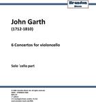 Picture of Sheet music  by John Garth. Garth's Extraordinary Cello Concertos