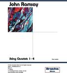 Picture of Sheet music  for violin by John Ramsay. Ramsay's four string quartets have been praised unanimously by international music critics following their recording by the Fitzwilliam String Quartets. These are modern works written in a relatively traditional tonal style so are most accessible.