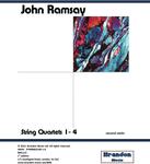 Picture of Sheet music  for violin by John Ramsay. Ramsay's four string quartets have been praised unanimously by international music critics following their recording by the Fitzwilliam String Quartets. These are modern works written in a relatively traditional tonal style so are most accessible.