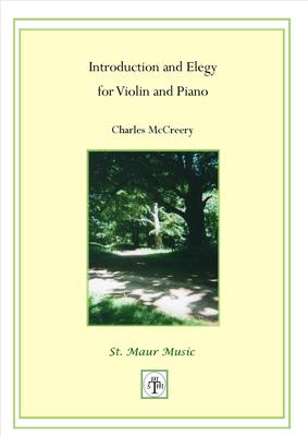 Picture of Sheet music  for piano and violin by Charles McCreery. A highly lyrical piece, at a moderate tempo, suitable for professionals and amateurs alike. 'Beautiful and heart-wrenching in its simplicity' - Jan Van Rooyen, violinmaker