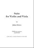 Picture of Sheet music  by Julian Dawes. A set of six pieces for Violin and Viola