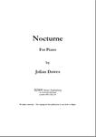 Picture of Sheet music  for piano by Julian Dawes. Nocturne (Night Piece) for Piano