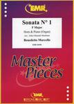 Picture of Sheet music  for french horn (Eb/F); piano or organ by Benedetto Marcello. Sheet music for french horn in Eb or F and piano