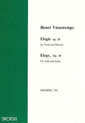 Picture of Sheet music for viola and piano by Henri Vieuxtemps
