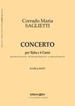 Picture of Sheet music for tuba and piano by Corrado Saglietti