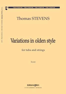 Picture of Sheet music  by Thomas Stevens. Sheet music for tuba in Bb, C or Eb and piano, harpsichord or organ