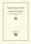 Picture of Sheet music  for flute, flute, treble recorder, treble recorder and guitar by Giovanni Battista Vitali. Late 17th Century Italian trio sonata