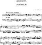 Picture of Sheet music  by Donald Bousted. Invention and Chords is a lively, unexpected composition for piano.