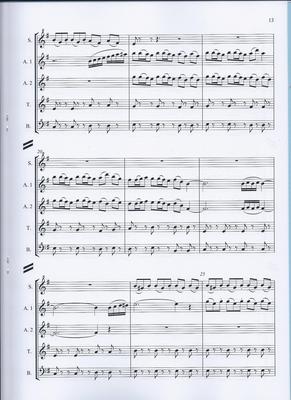 Picture of Sheet music  for descant recorder, treble recorder, treble recorder, tenor recorder and bass recorder by Andrew Challinger. Two pieces for Recorders (SAATB) - the first a languid blues, the second a rhythmical dance in 10/8 time. Quite difficult.