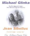 Picture of CD of piano trios by Michael Glinka and Jean Sibelius performed by the Edlian Piano Trio