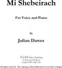 Picture of Sheet music  for voice and piano by Julian Dawes. A concert setting of a liturgical prayer