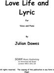 Picture of Sheet music  for voice and piano by Julian Dawes. A Song Cycle Setting Poems by Marketa J. Zvelebil