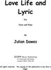 Picture of Sheet music  for voice and piano by Julian Dawes. A Song Cycle Setting Poems by Marketa J. Zvelebil