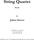 Picture of Sheet music  for violin, violin, viola and cello by Julian Dawes. String Quartet in four movements