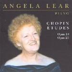 Picture of CD of piano music by Chopin performed by Angela Lear