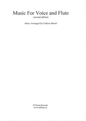Picture of Sheet music  for flute and mezzo-soprano by Traditional German Carol,  Father Jean de Brebeuf, Traditional Irish Tune, W. B. Yeats and Traditional 16th century French Carol. A book of unique arrangements for voice and flute utilizing melodies from traditional folk music from Germany, Canada and Ireland.