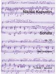 Picture of Sheet music for flute and piano by Nikolai Kapustin