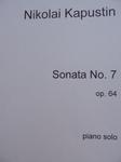 Picture of Sheet Music for piano solo by Nikolai Kapustin.  This publication is printed on demand and will take a little longer before being despatched.