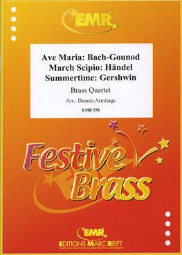 Picture of Sheet music  for 2 trumpets (Bb/C) or cornets; french horn (Eb/F) or trombone (bc/tc); trombone (bc/tc), euphonium or tuba (Bb/C); piano or organ (optional) by [Album]. Sheet music for 2 trumpets in Bb or C or cornets, french horn in Eb of F or tenor trombone in bass or treble clef, tenor trombone in bass or treble clef, euphonium or tuba in Bb or C and optional piano or organ