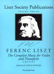 Picture of Sheet music for violin and piano by  Franz Liszt