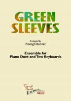 Picture of Sheet music  for piano duet and keyboard by Traditional English. An arrangement for piano duets plus optional keyboard parts