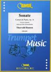 Picture of Sheet music for trumpet and piano by Thorvald Hansen