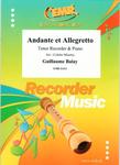 Picture of Sheet music for tenor recorder and piano by Guillaume Balay