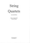 Picture of Sheet music  for 2 violins, viola and cello by Colleen Muriel. Three fairly straightforward String Quartets. One in a very traditional style and the others a bit more free but still using very traditional notation. Lovely for concerts.