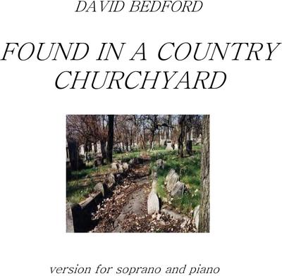 Picture of Sheet music  by David Bedford. Setting of 'forced rhyme' epitaphs for soprano and piano.