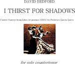 Picture of Sheet music  by David Bedford. Piece for solo countertenor and body percussion.