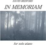 Picture of Sheet music  by David Bedford. 'In Memoriam' for piano.