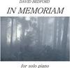 Picture of Sheet music  by David Bedford. 'In Memoriam' for piano.