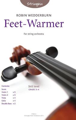 Picture of Sheet music  for violin, violin, viola, cello and double bass by Robin Wedderburn. A short, vigorous, user-friendly piece for string orchestra. Aimed to appeal to younger players.