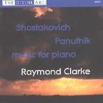 Picture of CD of piano music by Shostakovich and Panufnik performed by Raymond Clarke