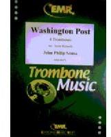 Picture of Sheet music for 3 tenor trombones (bass clef or treble clef) and bass trombone by John Philip Sousa