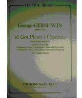 Picture of Sheet music  for percussion, 4 trumpets, french horn, 4 trombones and tuba. Sheet music for brass tentet and percussion by George Gershwin