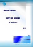 Picture of Sheet music  for harpsichord by Malcolm Dedman. This suite contains 5 dances, mixing traditional (Galliade and Sarabande) with less traditional (Rumba and Tango), ending with an exciting Danse Perpétuelle.